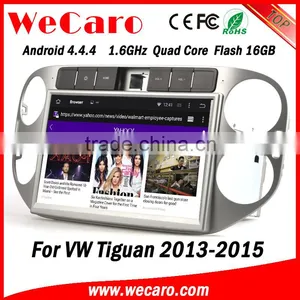 Wecaro 10.1" WC-VT1013 Android 4.4.4 Car Dvd Player Touch Screen for vw Tiguan Car Radio Android A9 Cpu 2013 2014 2015 thumbnail-1