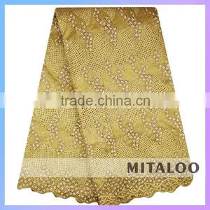 Mitaloo Organza Lace African Bridal Lace Fabric Wholesale Price MOG0195 thumbnail-3