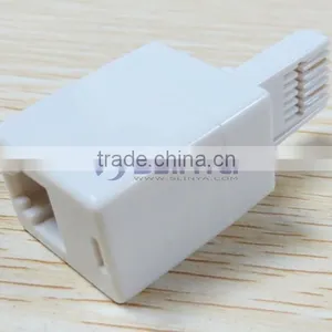 BT Phone Telephone Plug to RJ11 Socket Adaptor Convert Home Networking thumbnail-6
