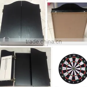 Quality Bristle Dart Board With Cabinet, Deluxe Cabinet and Darts thumbnail-1