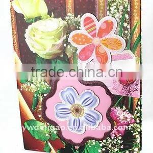 Hot Sale New Design Art Paper Wrapping Ring Binder Desktop File Holder for Office Stationery Cardboard A4 or FC Size thumbnail-1