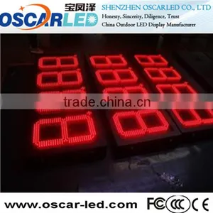 Optional Size & Single Color Led Digital Gas Station Programming Sign Led Display thumbnail-1
