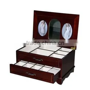 Top Table Antique Jewellery Wooden Box thumbnail-1