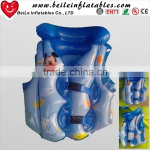 PVC Inflatable Children Water Swim Vest Floating Life Jacket thumbnail-1