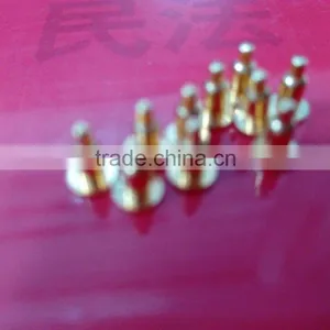 Au Gold Plated Pogo Pin Battery Connector With Spring Loaded,saving Space,high Current and Reliablity thumbnail-2
