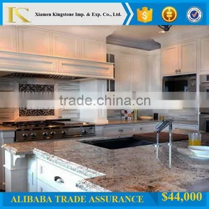 Yellow Granite Kitchen Countertop Kashmir Gold Granite for Project thumbnail-1