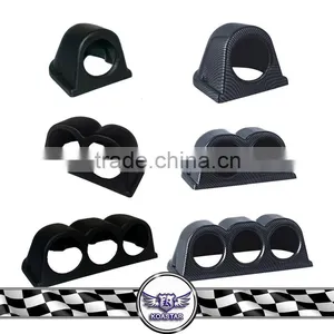 Hot High Quality Carbon/Black Fiber Pillar Pods/Auto Gauge Pod thumbnail-1