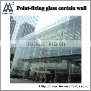 Point-fixing Glass Curtain Wall With Stainless Spider thumbnail-1