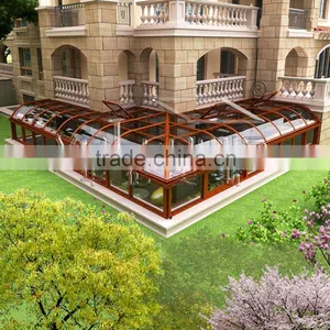A6 Deft Design and Elegant Shape Aluminium Greenhouse/sun Lounge thumbnail-3