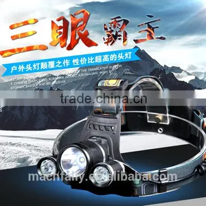 Hotsale 3t6 Headlamp High Power 18650 Powered Rechargeable Led Headlight For Outdoor Sports thumbnail-1