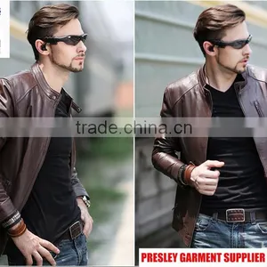 New European Hight Quality Cheap Man's Leather Jacket thumbnail-5