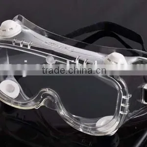 2016 Transparent Safety Goggles 1.3mm PVC Lens Surgical Safety Goggles With Headband Anti-fog Safety Goggles Manufacturing thumbnail-3