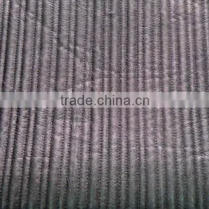 Polyester Stripe Embroidered Thermal Padded Fabric With Quilting for Jacket thumbnail-3