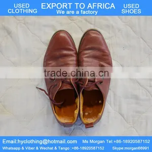 Factory Directly Supply Good Quality Clean Men's Used Shoes Leather Used Shoes Export for Africa thumbnail-1