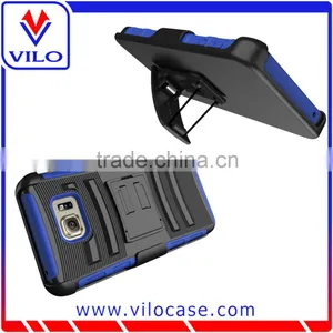 Heavy Duty Combo Rubber Rugged Case for Samsung Note 5 thumbnail-1