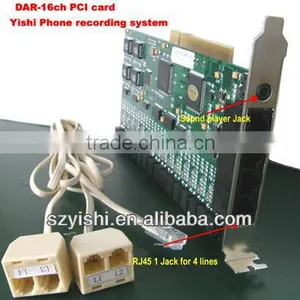 Phone Voice Recording Card 16ch PCI Card thumbnail-1