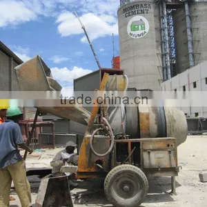 Containerized Export Kenya Diesel 1200L Concrete Mixer thumbnail-1