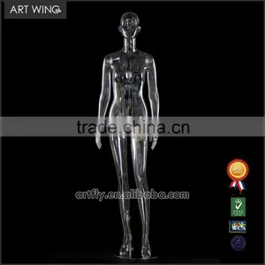 Female Clear Plastic Manneuqin, Transparent Lingerie Mannequin thumbnail-1