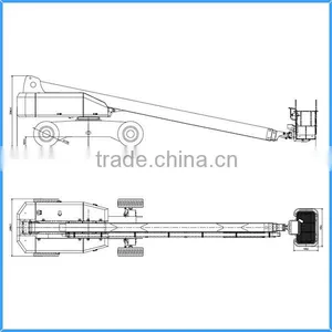 Self-propelled 4 Wheels Telescopic Aerial Platform With Low Price thumbnail-2