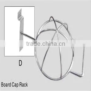 Buy Direct From China Factory Metal Wire Slatwall Hat Rack for Retail Store Display thumbnail-2