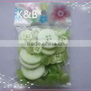 DIY Christmas Decorative Buttons, Decoration Round Resin Buttons thumbnail-3