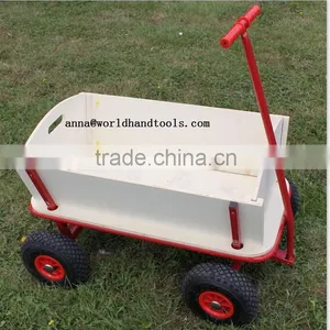 Woody Wagon Pull Along + Canopy- Flyer Cart Radio Trailer Quality Choice thumbnail-5