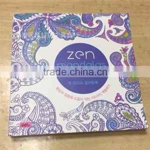 High Quality 2015 Best Selling Hand-painting Secret Garden Adult Coloring Book Pages-mandala Series thumbnail-5