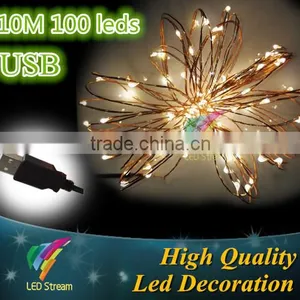Global Top Sale!!! 10M Micro Led Fairy String Lights With USB Connector thumbnail-2