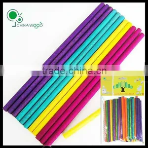 Wholesale Birch Wood Round and Square Sticks for Kids DIY Craft Project thumbnail-1