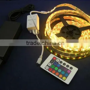 2016 Most Popular 5050 RGB Led Strip Light With Remote Controller and Power thumbnail-3