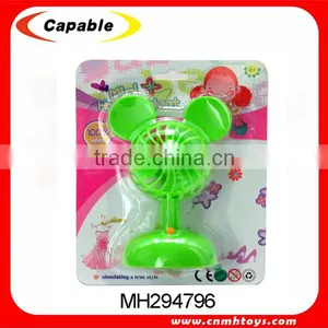Mini Plastic Hand Fans Battery Power Toy Fan thumbnail-1