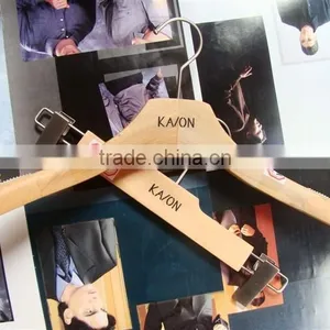 Natural High Quality Wooden Hanger Top Wooden Hanger Long Hook Hanger thumbnail-5