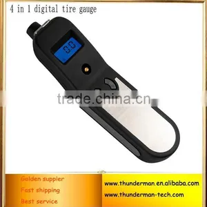 Newest 4 In1multifunction LCD Digital Tire Pressure Gauge With Outgassing Function thumbnail-1