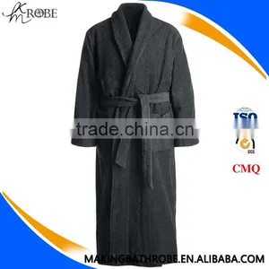 Terry Cloth Robes Wholesale Spa Robes Terry Bathrobe With Hook and Loop Quality Choice thumbnail-6