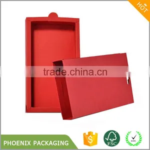 Red Paperboard Gift Packaging Box thumbnail-1