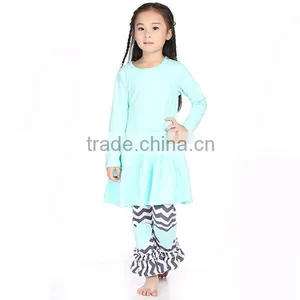 2016 New Arrivle Cotton Frock Designs Baby Wholesale Children's Boutique Clothing thumbnail-1