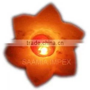 Beautiful Himalayan Salt Crafted Candle Holder thumbnail-4