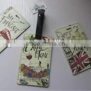 Promotional PVC/PU/Real Leather Luggage Tag thumbnail-4