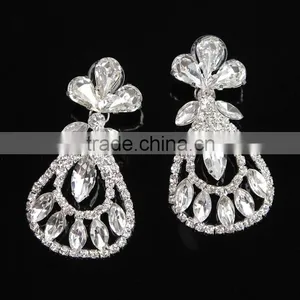 Latest Fashion Hot Sale Bling Fancy Crystal Earrings Wholesale J0784Y thumbnail-4