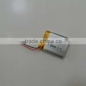 Large Capacity Lithium Polymer Battery 3.7v 420mah for GPS and Digital Cameras Made in China thumbnail-5