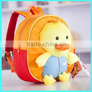 Soft Plush Toy Backpack, Cute ZOO Animal Backpack in Duck Pattern thumbnail-2