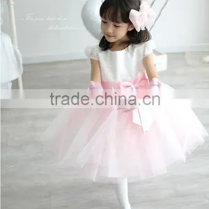 2015 Flower Girl Dress New Design & Wholesale Cheap Girl Party Dress & Ankle Length Chiffon Flower Girl Dress Girls Party Dress thumbnail-4