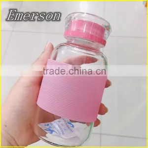 250ML Silicone Cover Sport Water Bottle Water Bottle Joyshaker Outside Seal Juice Bottle Infuser Water Bottle thumbnail-5