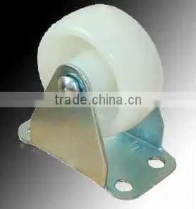 White PP Rigid Caster thumbnail-1