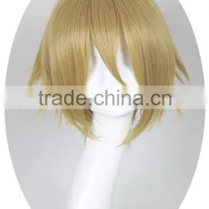 Fashion White Blonde Short Bob Cosplay Party Hair Wig For Cool Girl thumbnail-1