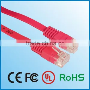 High Speed Copper UTP CAT5E CAT6 RJ45 Ethernet Flat Cable thumbnail-2