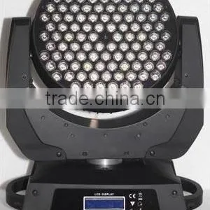 High Brightness DMX DJ Stage Lighting 108 x 3W RGBW Wash LED Moving Head Light With Zoom thumbnail-3