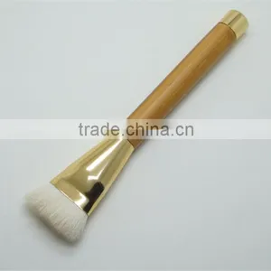 Goat Hair Flat Contour Makeup Brush Flat Foundation Powder Brush thumbnail-1