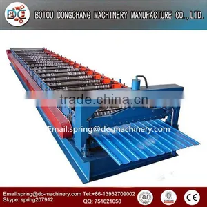 Corrugated and Trapezoid Double Layer Forming Machine Rool Panel Wall Tile Roll Forming Machine thumbnail-1