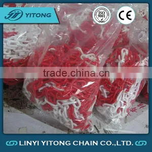 Small MOQ 10mm Black Barrier Plastic Warning Chain thumbnail-1